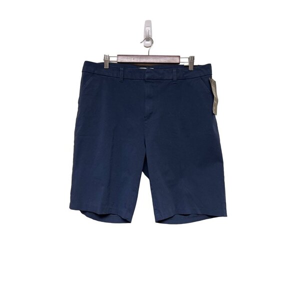 NEW! Dickie's Perfect Shape Shorts Straight Women's Size 16 Blue - Picture 1 of 11